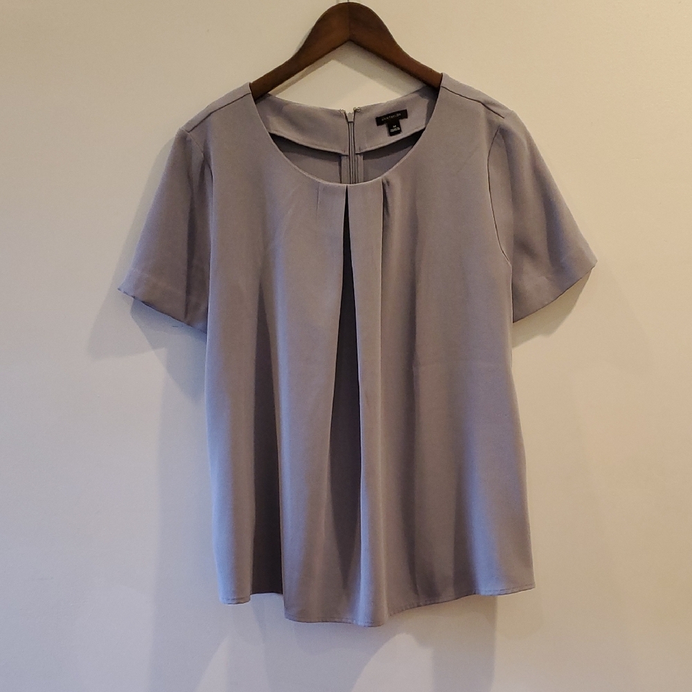 Light Gray Blouse - Ann Taylor